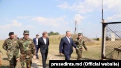 Președintele Igor Dodon la baza militară de la Mărculești, 17 august 2017