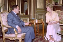 Хосни Мубарак и принцесса Диана Уэльская в Каире в 1982 году