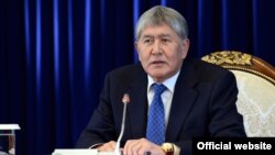 Президент Алмазбек Атамбаев.