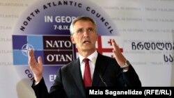 NATO Secretary-General Jens Stoltenberg called for a constructive relationship with Russia despite NATO's biggest military buildup since the Cold War.