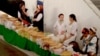 Хлебный ряд на базаре, Туркменистан (архивное фото) 