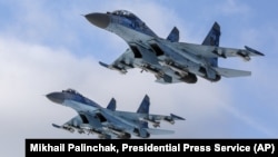 Ілюстраційне фото: українські винищувачі Су-27