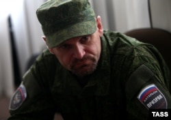 Нині загиблий бойовик, командир бригади «Привид» Олексій Мозговий