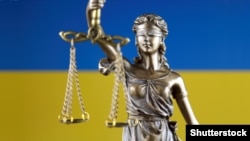 Сымбаль украінскай юстыцыі. Ілюстрацыйнае фота