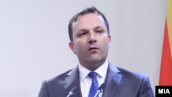 Министерот за внатрешни работи Оливер Спасовски 