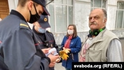 Марш пенсионеров в Беларуси