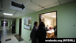 У калідорах аднаго з карпусоў БДУ, архіўны здымак