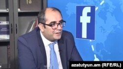 Министр по чрезвычайным ситуациям Грачья Ростомян в студии Азатутюн ТВ