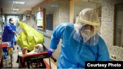 Coronavirus in a Tehran hospital. March 28, 2020