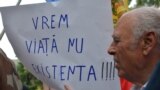 Protest al pensionarilor la Chișinău (foto arhivă)