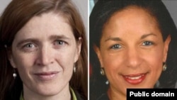 Samantha Power, left, is on track to replace Susan Rice as U.S. ambassador to the United Nations.