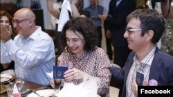 Супруги Арсине Ханджян и Атом Эгоян (справа)