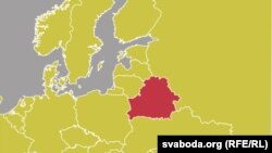 Беларусь на мапе Эўропы