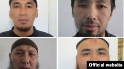 Фотографии заключенных, совершивших побег из киргизской колонии, 12 октября 2015 года