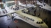 French-made ATR-72 planes owned by Iran Air sit on the hanger of in Tehran, undated.