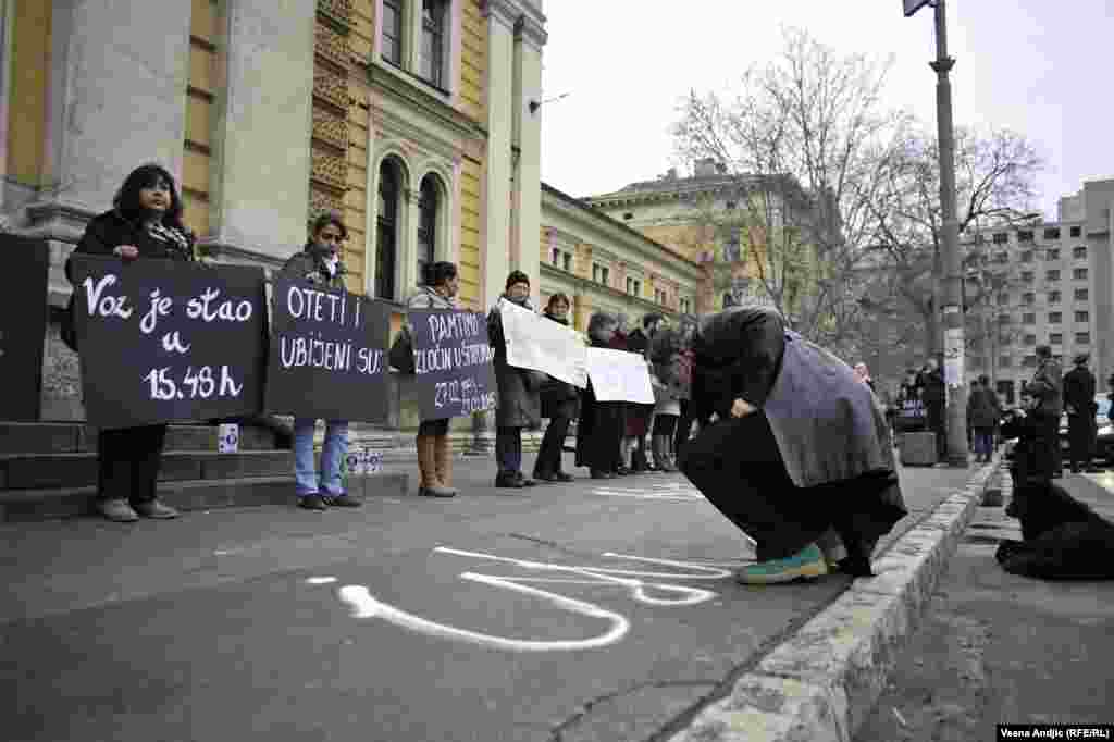 Akcija Žena u crnom u Beogradu