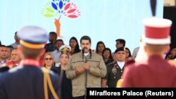 Nicolas Maduro mərhum prezident Hugo Chavez-in anım mərasimində, 5 mart, 2019-cu il