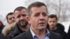 Former Kosovo Liberation Army commander Rrustem Mustafa leaves from Pristina for The Hague and an appearance before the Kosovo Specialist Chambers on January 13.