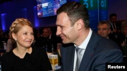 Yulia Tymoshenko və Vitaly Klitschko