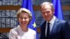  Ursula von der Leyen, candidată la președinția Comisiei Europene și Donald Tusk, președintele Consiliului European, Bruxelles, 4 iulie 2019 