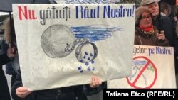 Astăzi la protestul de la Chișinău