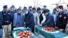 Balochistan Chief Minister Sanullah Zehri, seen here paying tribute to security personnel killed in a Quettta suicide attack in January 2016