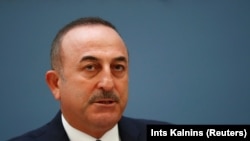 Министр иностранных дел Турции Мевлют Чавушоглу.