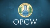 The logo of the Organization for the Prohibition of Chemical Weapons 