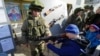 Діти знайомляться зі зброєю та військовою технікою на святкуванні російського «Дня захисника Вітчизни». Сімферополь, 23 лютого 2020 року