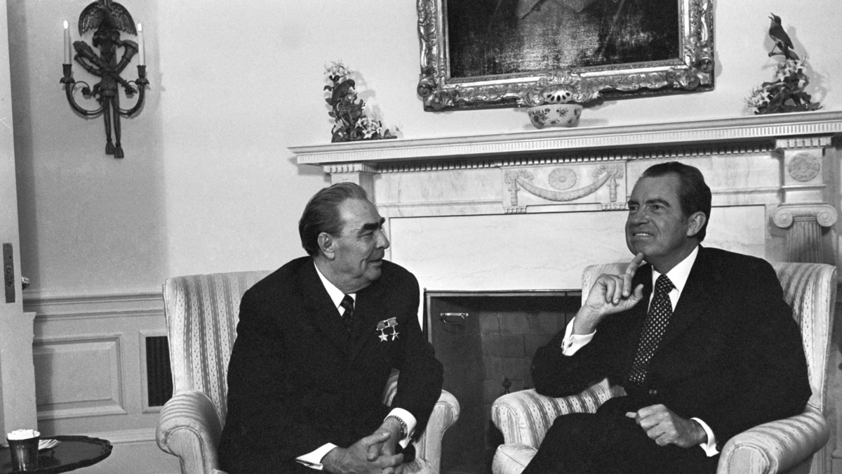 Американский брежнев. Никсон и Брежнев 1972.