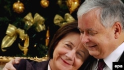 The late Lech Kaczynski and his wife Maria, who died along with the president in the April 10 crash
