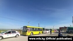 Прибытие граждан КР из Соль-Илецка. 