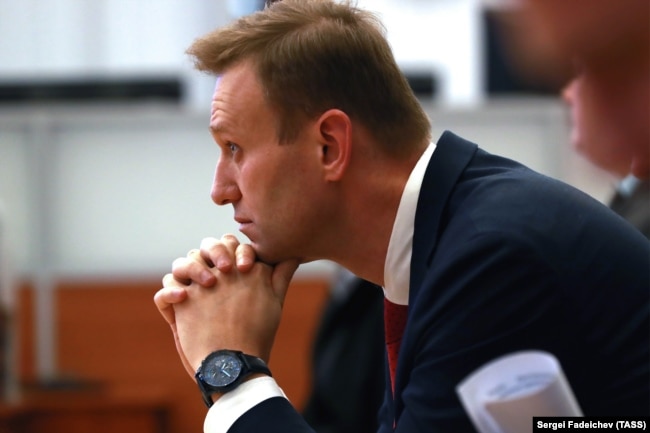 Алексей Навальный на заседании ЦИКа. 25 декабря
