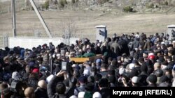 Похорон Решата Аметова, Крим, 18 березня 2014 року