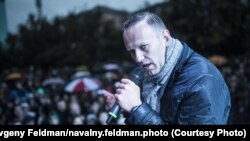 Алексей Навальный на митинге в Мурманске (архив)