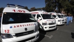 Armenia - New Chinese ambulances are donated to Armenia at a ceremony in Yerevan, 17 October 2018.