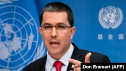 Jorge Arreaza, ministrul de externe venezuelean