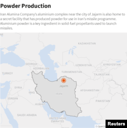 Map:Jajarm in North-Eastern Iran