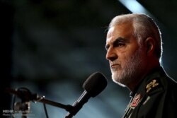 Gjenerali i vrarë iranian, Qasem Soleimani.