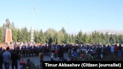Митинг в Караколе. 7 октября 2013 года. Фото Тимура Акбашева, Kloop Media Foundation.