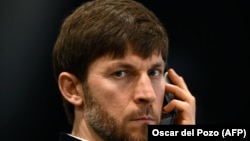 Ruslan Edelgerijev na konferenciji UN o klimatskim promenama u Madridu 2019.