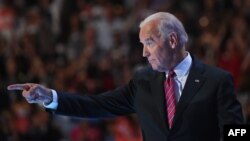 Nënpresidenti amerikan, Joe Biden gjatë konventës së demokratëve 