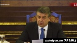 Премьер-министр Армении Карен Карапетян, Ереван, 2 ноября 2017 г.