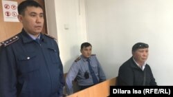 Шымкентский активист Нуржан Мухаммедов в суде. 18 сентября 2019 года.