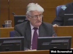 Radovan Karadžić pred sudom u Hagu, 8. veljače 2012.