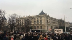 تجمع ایرانیان مقیم اتریش در حمایت از اعتراض‌ها در ایران