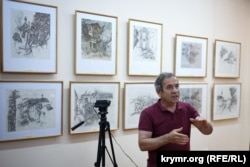 Открытие выставки картин Рамиза Нетовкина в Симферополе. 26 июня 2015 года