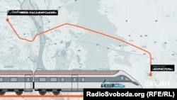 Швидкісний потяг мав курсувати із Києва в аеропорт «Бориспіль»