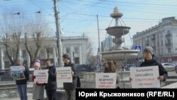 Пикет против сноса усадьбы 