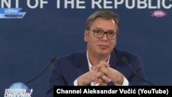 BIRODI tvrdi da je o Vučiću izveštavano u skoro 37 odsto informativnog programa RTS-a, privatnih televizija Pink, Happy, B92 i Prva, i kablovskoj N1. Foto: Vučić na TV Pink.